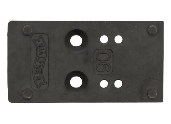 Walther Arms 5136197 Optic Plate  Black Steel Fits Walther PDP 2.0