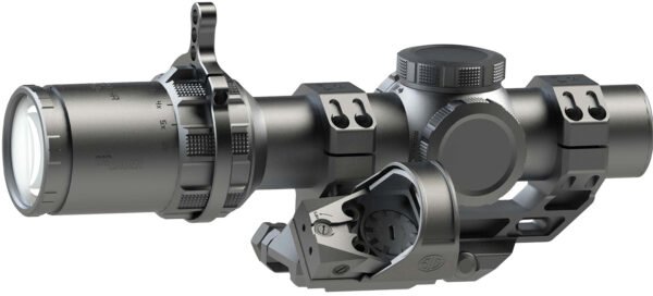 Sig Sauer Electro-Optics SOTMC61000-R1 Tango-MSR Compact Black 1-6x24mm, 30mm Tube Illuminated BDC6 Reticle, Romeo1 3MOA Red Dot Reticle w/10 Brightness Settings