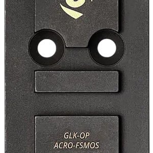 Night Fision GLKOPACROFSMOS ACRO P2 Footprint Black Stainless Steel Fits Glock MOS 17/19/47