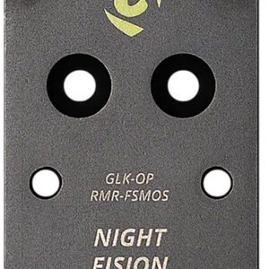 Night Fision GLKOPRMRFSMOS Black Stainless Steel Fits Glock Full Size/Compact Trijicon RMR, Holosun 507C