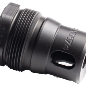 Dead Air RXD675 XRF Xeno Rimfire Muzzle Brake Black Nitride 17-4PH Stainless Steel M10x1 Threads 1.21" OAL 0.81" Diameter