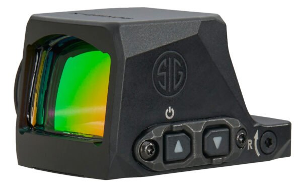 Sig Sauer Electro-Optics SORX1490 Romeo-X Enclosed Compact Black 1x24mm 6MOA Green Dot Reticle RX Footprint Mount