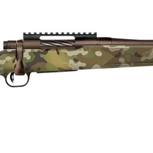 Mossberg 28276 Patriot  Compact 308 Win 5+1 18" Patriot Brown Cerakote Threaded Bull Barrel, Patriot Brown Cerakote Steel Receiver w/Picatinny Rail, MultiCam Fixed Synthetic Stock