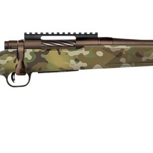 Mossberg 28280 Patriot  Compact 350 Legend 4+1 18" Patriot Brown Cerakote Threaded Bull Barrel, Patriot Brown Cerakote Steel Receiver w/Picatinny Rail, MultiCam Fixed Synthetic Stock