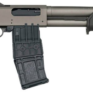 Mossberg 50221 590M 12 Gauge 10+1 18.50" Tungsten Gray Cerakote Barrel & Steel Drilled & Tapped Receiver, Magpul SGA Black Synthetic Stock