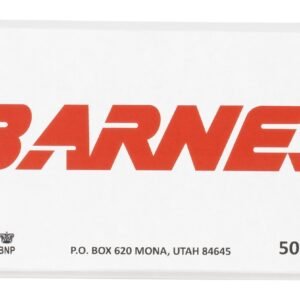 Barnes Bullets 32521   9mmLuger 115gr Sierra Jacketed Hollow Point 50 Per Box/10 Case