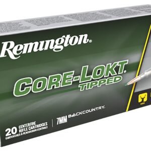 Remington Ammunition 28989 Core-Lokt Tipped 7mmBC 175gr 20 Per Box/10 Case