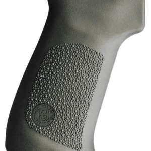 Hogue 74031   Pistol Grip w/o Finger Grooves OD Green Overmolded Rubber Fits AK-47/AK-74