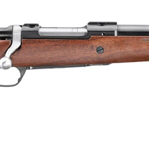Ruger 67100 Hawkeye Hunter 308 Win 4+1 16.60" Satin Blued Threaded Barrel, Satin Blued Steel Receiver w/Integral Scope Mount, American Walnut Fixed Stock, Right Hand
