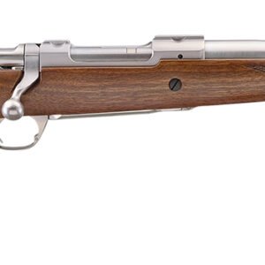 Ruger 67105 Hawkeye Hunter 6.5 Creedmoor 4+1 16.60" Satin Threaded Barrel, Satin Stainless Steel Receiver w/Integral Scope Mount, American Walnut Fixed Stock, Right Hand
