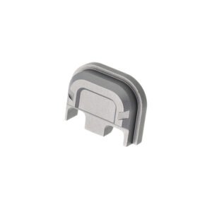 Tyrant CNC TDG5SPGREY Slide Cover Plate Chevron Design Glock Gen5 Grey Aluminum