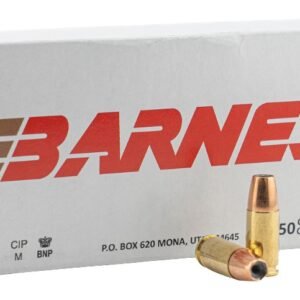 Barnes Bullets 32529 9mmLuger 124gr Semi Jacketed Hollow Point 20 Per Box/10 Case