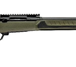 Savage Arms 32633 110 Core Predator Full Size 22-250 Rem 10+1 22" Medium Heavy Fluted Barrel, Arca Rail Forend, Hunter Green AccuStock w/AccuFit V2 Synthetic Stock, Left Hand