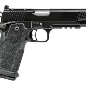 Kimber Mfg, Inc 3600301 DS Warrior  38 Super 20+1 5" Matte Stainless Barrel, KimPro Black Optic Cut/Serrated Slide, Black Stainless Steel Frame w/Beavertail & Picatinny Rail, Black Carbon Fiber Grip,