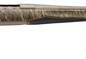 Browning 036146294 X-Bolt 2 Speed Full Size 6.5 PRC 3+1 24" Smoked Bronze Cerakote Fluted Threaded Barrel, Smoked Bronze Cerakote Steel Drilled & Tapped Receiver, Mossy Oak Bottomland Adj Vari-Tech Sy