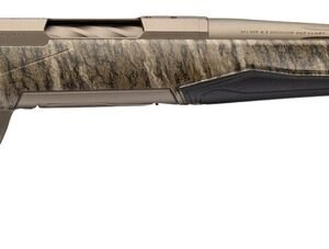 Browning 036147294 X-Bolt 2 Speed SPR Full Size 6.5 PRC 3+1 20" Smoked Bronze Cerakote Fluted Threaded Barrel, Smoked Bronze Cerakote Steel Drilled & Tapped Receiver, Mossy Oak Bottomland Adj Vari-Tec