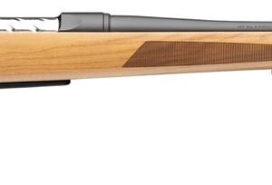 Browning 035849282 AB3 Pro Hunter Deluxe Full Size 6.5 Creedmoor 5+1 22" Matte Blued Spiral Fluted Threaded Barrel, Matte Blued Steel Drilled & Tapped Receiver, Maple Fixed Stock