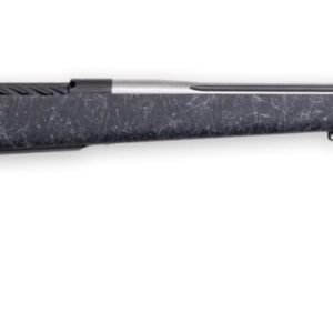 Weatherby MAM01N25RWR6B Mark V Accumark 25 WBY RPM 4+1 24" Spun Stainless w/Graphite Black Cerakote Fluted Threaded Barrel, Graphite Black Cerakote Steel Drilled & Tapped Receiver, Matte Black w/Spide