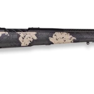 Weatherby MGS01N25RWR4B Mark V Backcountry Guide 25 WBY RPM 3+1 22" +2" Carbon Fiber BSF Threaded Barrel, Graphite Black Cerakote Steel Drilled & Tapped Receiver, Black w/Olive Green & Backpack Accent