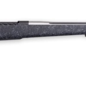 Weatherby MAM01N340WR8B Mark V Accumark 340 WBY Mag 3+1 26" Spun Stainless w/Graphite Black Cerakote Fluted Threaded Barrel, Graphite Black Cerakote Steel Drilled & Tapped Receiver, Matte Black w/Spid