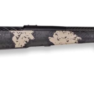 Weatherby MGS01N65RWR4B Mark V Backcountry Guide 6.5 WBY RPM 3+1 22" Carbon Fiber Fluted Threaded Barrel, Black Cerakote Steel Drilled & Tapped Receiver, Black w/Olive Green & Backpack Accents Fixed P
