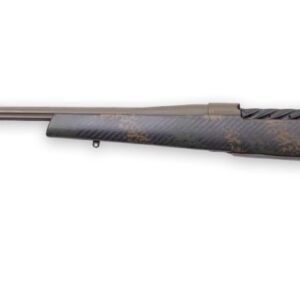 Weatherby MBC20N338WL6B Mark V Backcountry 2.0 338 WBY RPM 4+1 24" + 2" Patriot Brown Cerakote Fluted Threaded Barrel, Steel Drilled & Tapped Receiver, Black w/Brown Accents Fixed Peak 44 Blacktooth C