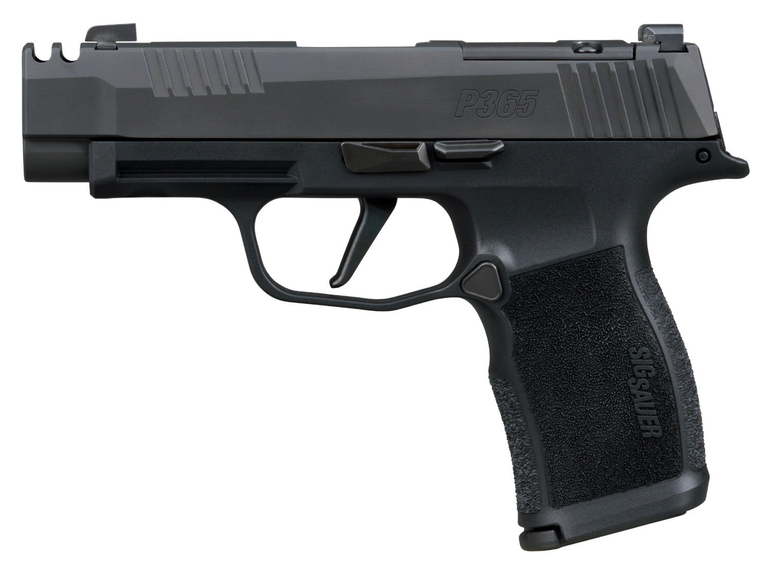 Sig Sauer 365XL380COMPMS P365XL 380 ACP 12+1 3.10" Black Ported Barrel, Black Nitron Stainless Steel Optic Cut/Ported/Serrated Slide, Black Stainless Steel Frame w/Picatinny Rail, Textured Grip, SIG-