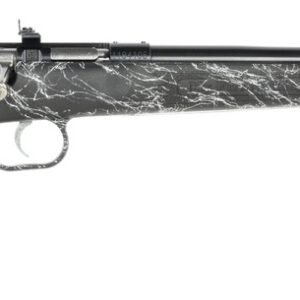 Crickett KSA2344 My First Rifle Gen2 22 LR 1rd 16.13" Blued Single Shot Barrel, Drilled & Tapped Receiver, Black w/White Webbing Fixed Synthetic Stock