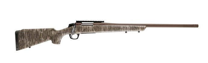 CVA CR3991MOBL Cascade XT 300 Win Mag 3+1 24" Midnight Bronze Cerakote Fluted Threaded Steel Barrel & Receiver w/Picatinny Rail, Mossy Oak Bottomland Adjustable Synthetic Stock, Right Hand
