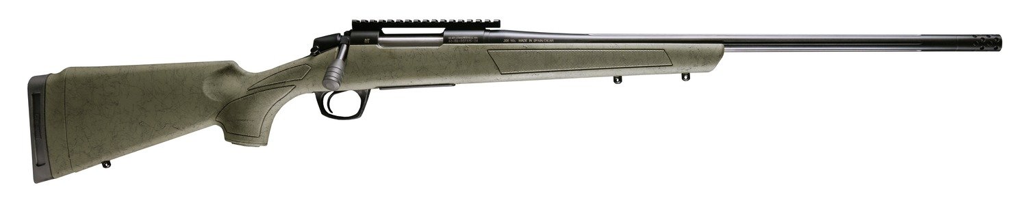 CVA CR3981G Cascade XT 6.5 Creedmoor 4+1 22" Graphite Black Cerakote Fluted Steel Threaded Barrel & Receiver w/Picatinny Rail, OD Green w/Black Webbing Adjustable Synthetic Stock, Right Hand