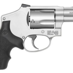 Smith & Wesson 14295 Model 940  J-Frame 9mm Luger 5 Shot 2.17" Stainless Steel Barrel, Cylinder & Frame, Black Hogue Rubber Grip, Concealed Hammer