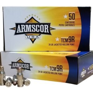 ARMS FAC22TCMNR-1N   22TCM9R 39GR JHP NICKEL 50/20