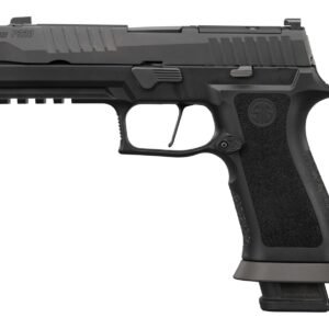 Sig Sauer 320XF9MOD P320 M.O.D. Full Size 9mm Luger 21+1 3.90" Black Barrel, Matte Black DLC Stainless Steel Optic Ready/Ported/Serrated Slide, Black Stainless Steel Frame w/Picatinny Rail, M.O.D. X F