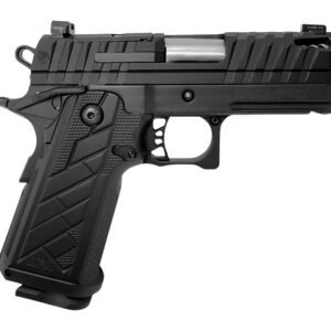 Live Free Armory HG8645-N Apollo 11 V2 Sub-Compact 9mm Luger 18+1 3.35" Stainless Barrel, Black Cerakote Steel Optic Ready/Serrated Slide, Black Cerakote Steel Frame w/Beavertail & Picatinny Rail, Bla