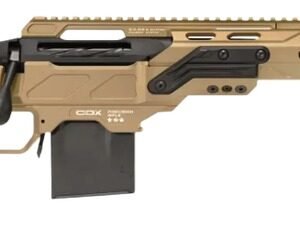 Cadex Inc CDXSSCOV308165CP20I2E1 CDX-SS Seven S.T.A.R.S. Covert Compact 308 Win 10+1 16.50" Black DLC Fluted Threaded Barrel, Hybrid Tan Cerakote Receiver w/Picatinny Rail, M-LOK Handguard, Hybrid Tan