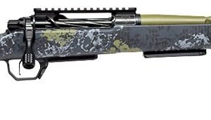 Horizon Firearms HRF-VE2-308W-22R Venatic 2 308 Win 22" Sage Green Spiral Fluted Threaded Barrel, Black DLC Receiver w/Picatinny Rail, Arca Rail Forend, Artic Moss Iota EKO X Carbon Fiber Stock