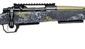 Horizon Firearms HRF-VE2-7PRC-22R Venatic 2 7mm PRC 22" Sage Green Spiral Fluted Threaded Barrel, Black DLC Receiver w/Picatinny Rail, Arca Rail Forend, Artic Moss Iota EKO X Carbon Fiber Stock