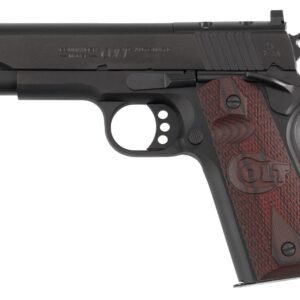 Colt Mfg O4942XEOR Commander Combat 9mm Luger 9+1 4.25" Stainless National Match Barrel, Blued Steel Optic Ready/Serrated Slide, Blued Aluminum Frame w/Beavertail, Black Cherry G10 Grips, Ambidextrous