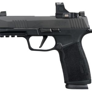 Sig Sauer 365XCA9BXR3PRS P365 XMacro w/Optic Compact 9mm Luger 17+1 3.70" Black Nitron Stainless Steel Serrated w/Sig ROMEO-X Compact Slide, Black Stainless Steel Frame w/Beavertail & Picatinny Rail,