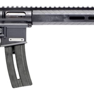 Mountain Billy Gun Lab MBGL-GOAT15-TB-1 Goat-15 Helium 22 LR 1rd 16" Black Threaded Barrel, Black Polymer Receiver w/Picatinny Rail, M-LOK Handguard, Black Adj 7 Position Polymer Buttstock, Black Poly