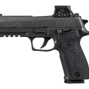 Sig Sauer 226X9RXSL10 P226 w/Optic Full Size 9mm Luger 10+1 4.40" Black Bull Barrel. Matte Black DLC Stainless Steel Serrated w/Optic Slide. Black Anodized Alloy Frame w/Picatinny Rail. Black Hogue G1