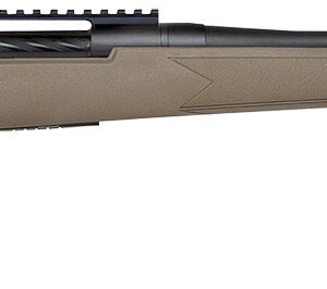 Mossberg 27873 Patriot Predator 243 Win Caliber with 5+1 Capacity, 22" Threaded/Fluted Barrel, Matte Blued Metal Finish & Flat Dark Earth Synthetic Stock Right Hand (Full Size)