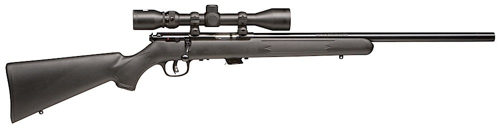 Savage Arms 29200 Mark II FVXP Full Size 22 LR 5+1 21" Matte Black Button Rifled Barrel, Matte Black Drilled & Tapped Carbon Steel Receiver, Matte Black Fixed Synthetic Stock, 3-9x40mm Duplex, Right H