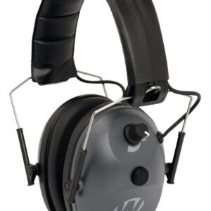 Walker's GWPWLK1MEM Single Mic Electronic Muff 24 dB Over the Head Gray/Black Polymer