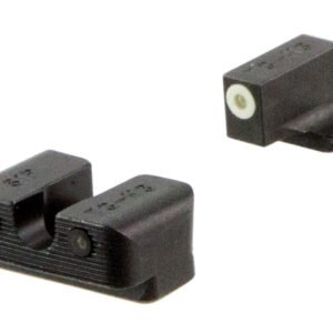 TruGlo TG231S2W Tritium Pro  Black | Green Tritium White Outline Front Sight Green Tritium Rear Sight