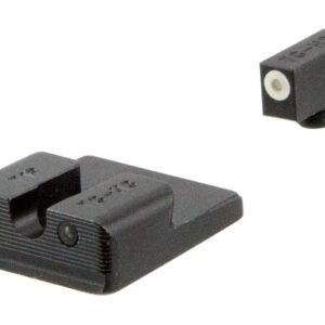 TruGlo TG231T2W Tritium Pro  Black | Green Tritium White Outline Front Sight Green Tritium Rear Sight