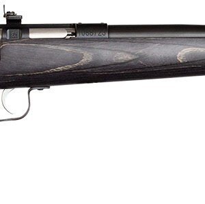 Crickett KSA2244 Youth  22 LR 1rd 16.12" Blued Barrel & Receiver, Fixed Front/Adjustable Rear Peep Sight, Black Laminate Stock w/11.5" LOP, Rebounding Firing Pin Safety