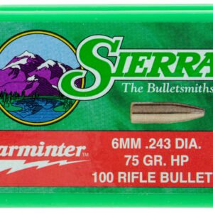 Sierra 1510 Varminter 6mm 75gr Hollow Point 100/Box