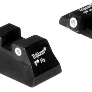 Trijicon 600268 Bright & Tough Night Sights  Green/Tritium White Outline Front Sight-Green/Tritium White Outline Rear Sight H&K USP Compact
