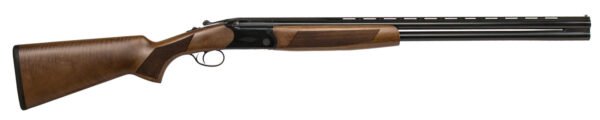 CZ-USA 06489 Drake 410 Gauge 3" 2rd 28" Barrel, Gloss Black Chrome Metal Finish, Turkish Walnut Fixed Pistol Grip Stock Includes 2 Chokes